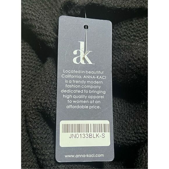 Anna Kaci NWT Long Sleeve Moc Turtleneck Sweater Dress Size Small - Picture 3 of 4